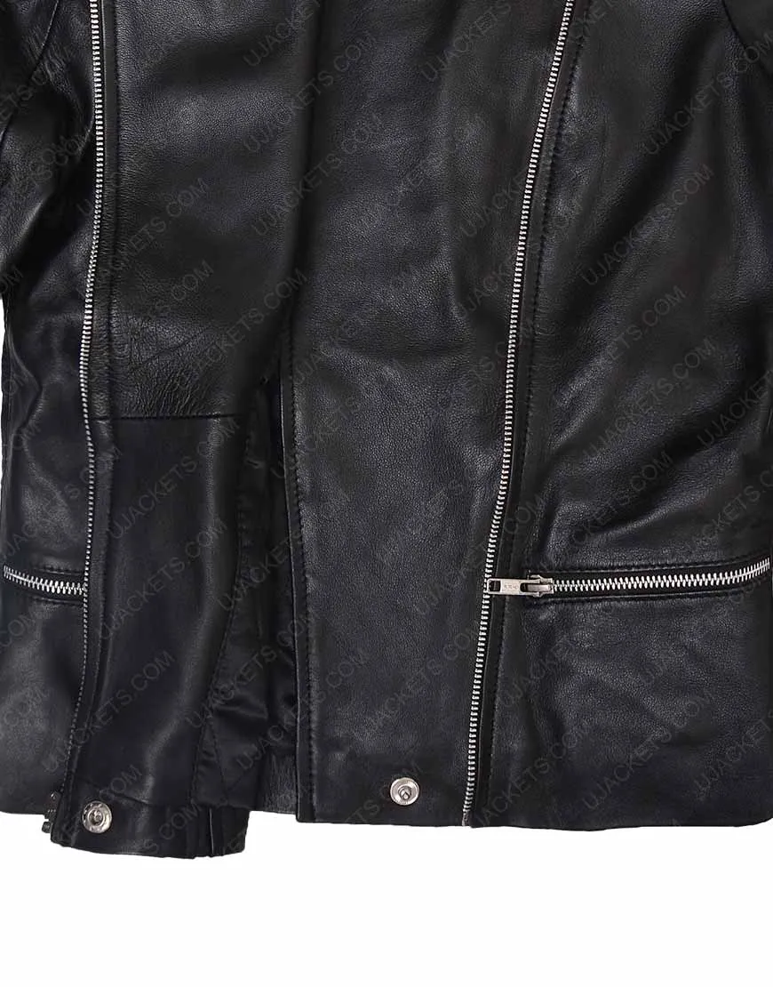 Get Kendall Jenner Quilted Leather Jacket on Ujackets