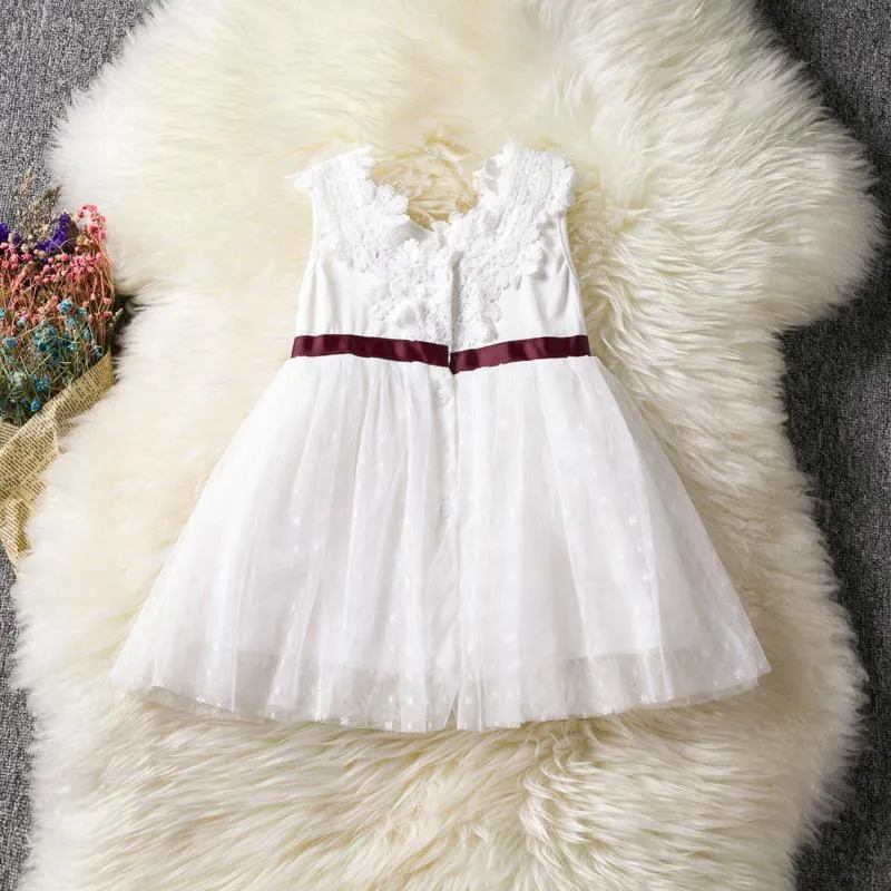 Girls Dress, Baby Princess Dress, Baptism Dress