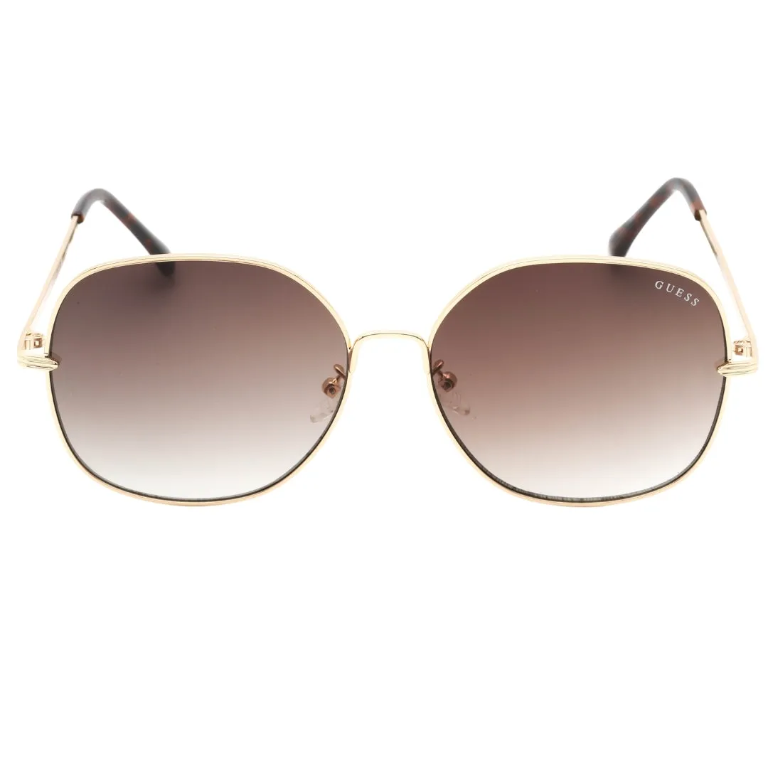 Guess Womens Gf0385 32F Sunglasses Gold