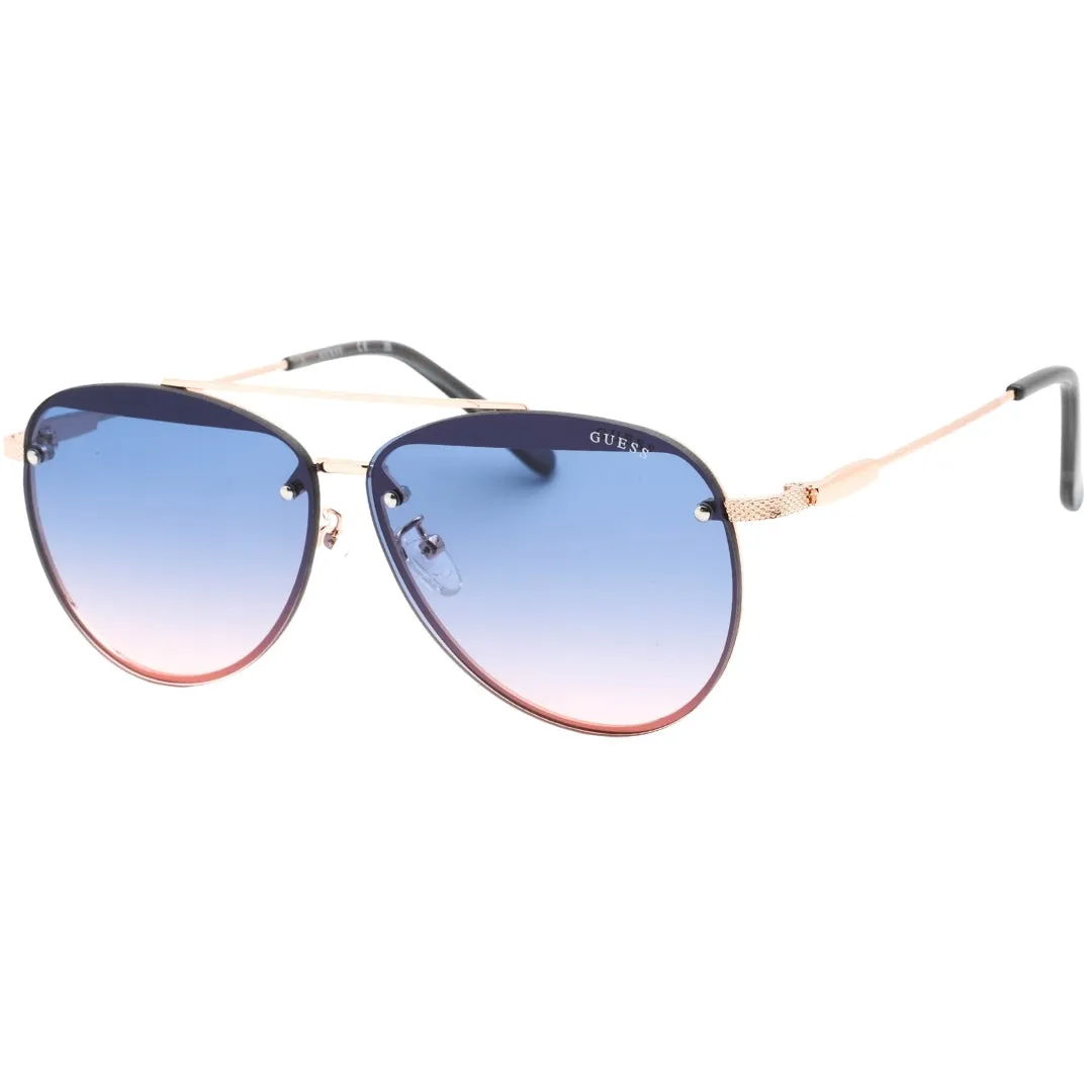 Guess Womens Gf0386 28W Sunglasses Rose Gold