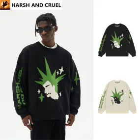 HARSH AND CRUEL  |Unisex Street Style Sweaters