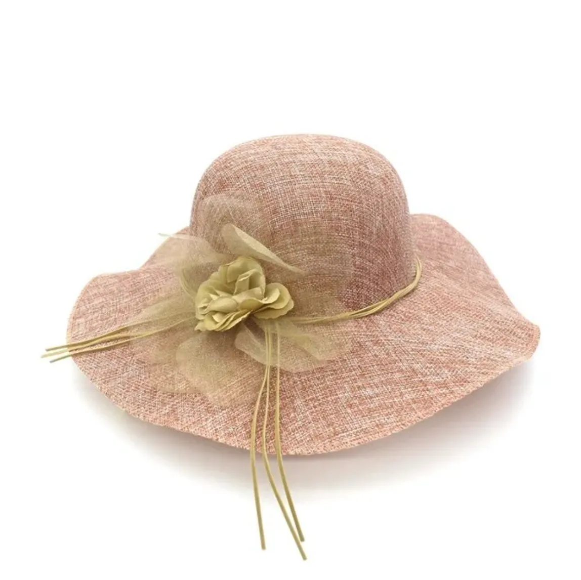 Hat Drag Linen (Light Brown)