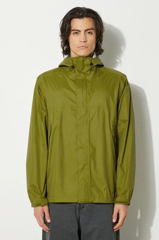 Helly Hansen rain jacket Loke men's green color