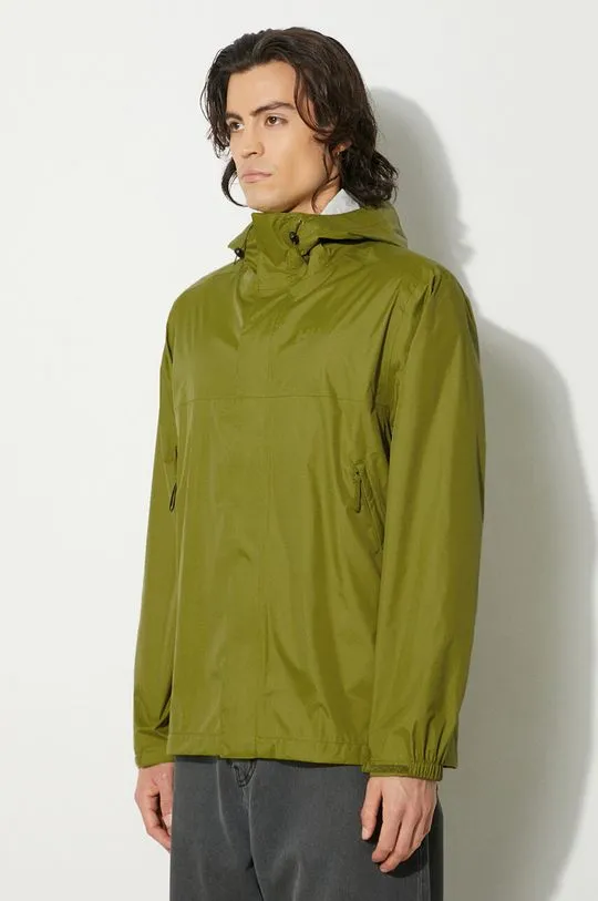 Helly Hansen rain jacket Loke men's green color