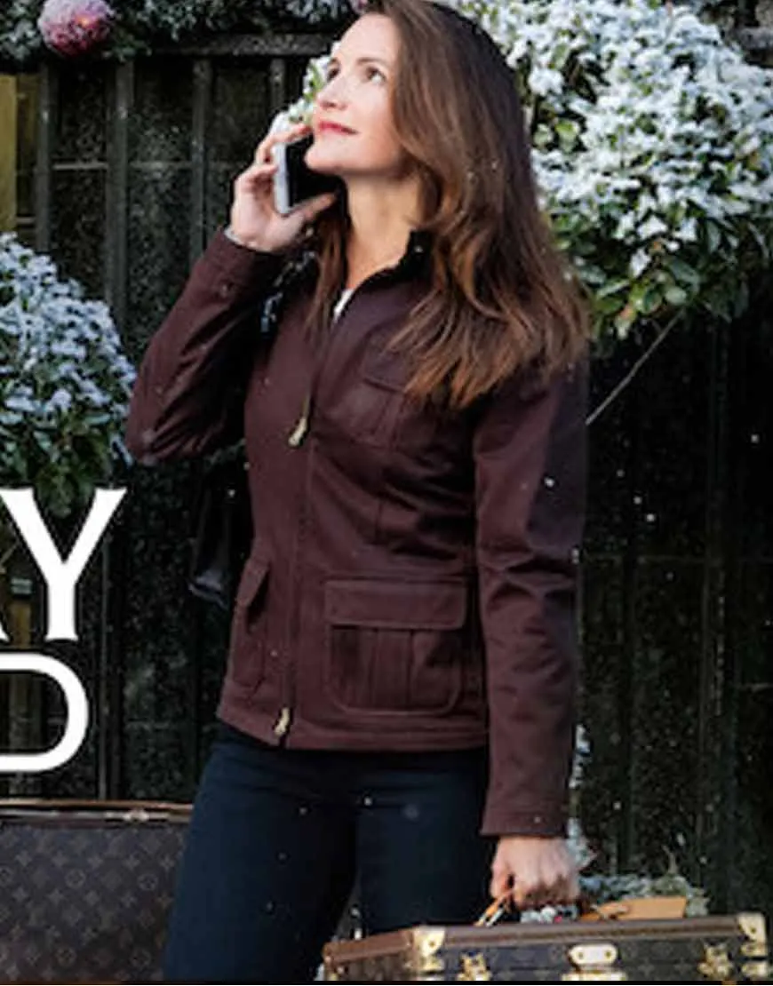 Holiday In The Wild Kristin Davis Jacket | Ujackets.com - 45%OFF