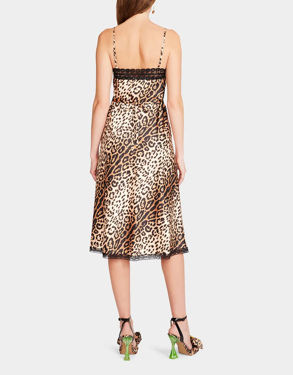 HOLLYWOOD MIDI DRESS LEOPARD