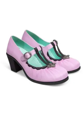 Hot Chocolate Design Lily Bat Pumps Pink