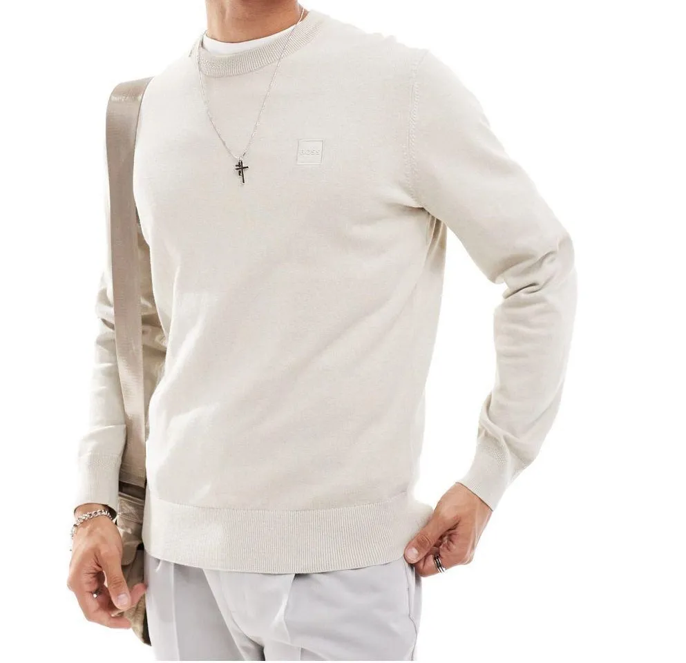 Hugo Boss  |Cashmere Street Style Cotton Logo Sweaters