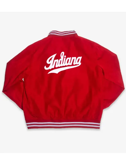 Indiana University Bloomington Red Bomber Jacket - William Jacket