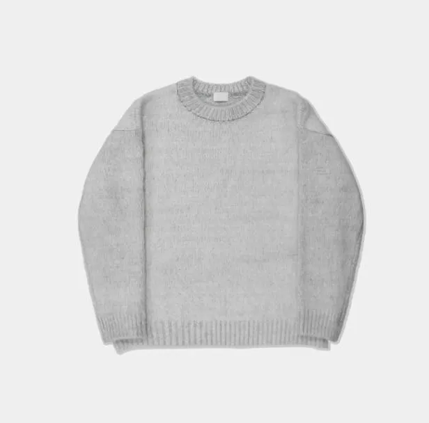 IONSEOUL  |Unisex Street Style Plain Sweaters