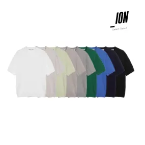 IONSEOUL  |Unisex Street Style Short Sleeves Sweaters