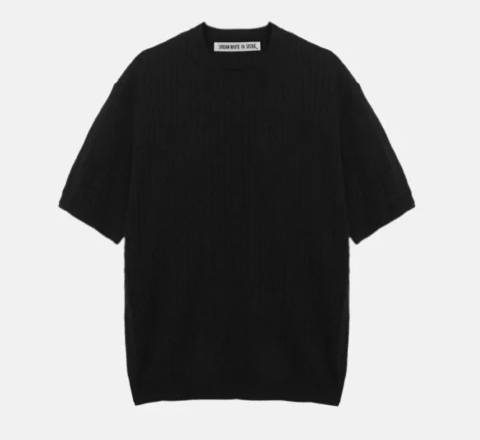 IONSEOUL  |Unisex Street Style Short Sleeves Sweaters