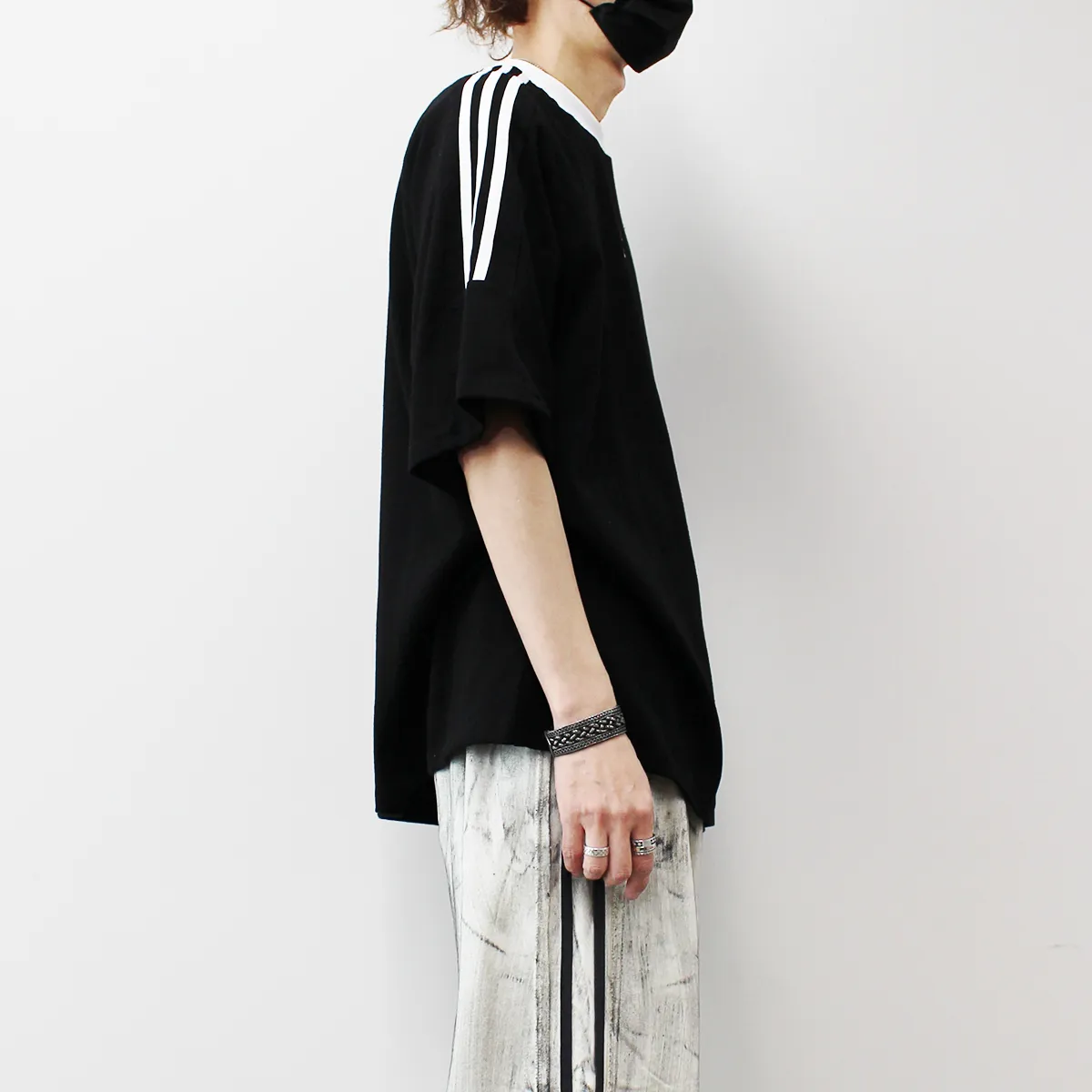 IONSEOUL  |Unisex Street Style U-Neck Cotton Short Sleeves Oversized