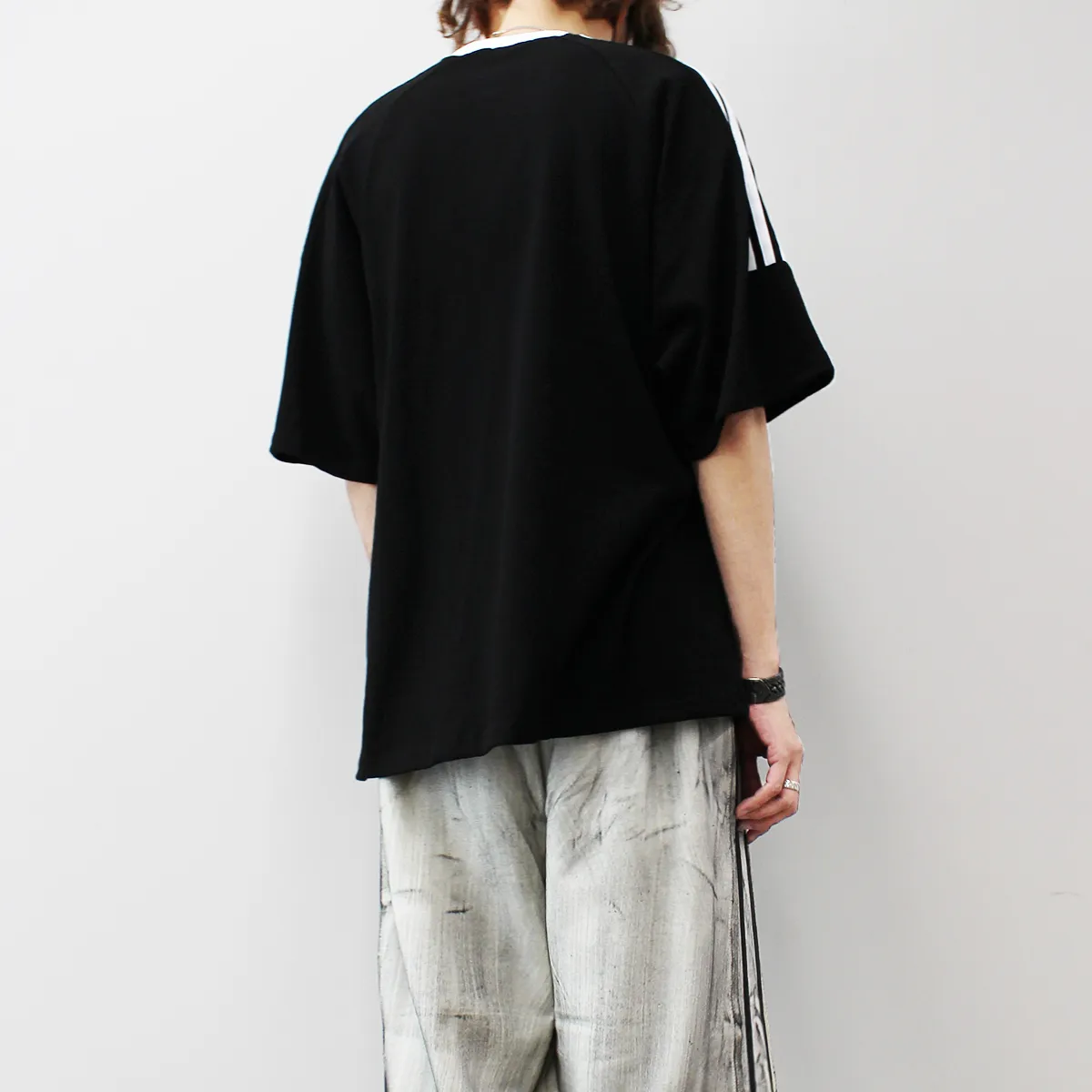 IONSEOUL  |Unisex Street Style U-Neck Cotton Short Sleeves Oversized