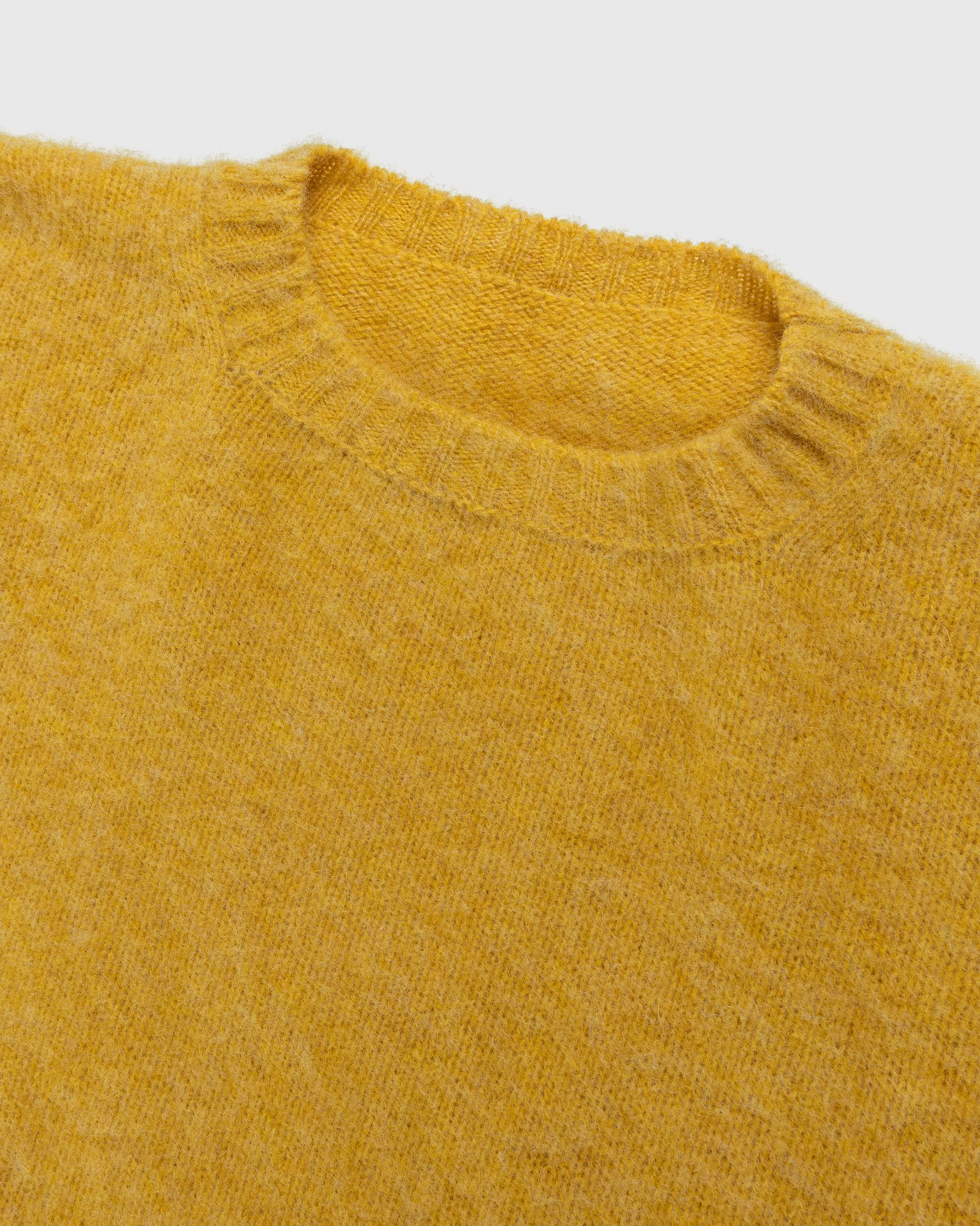 J. PRESS X HIGHSNOBIETY SHAGGY DOG SWEATER - GOLD