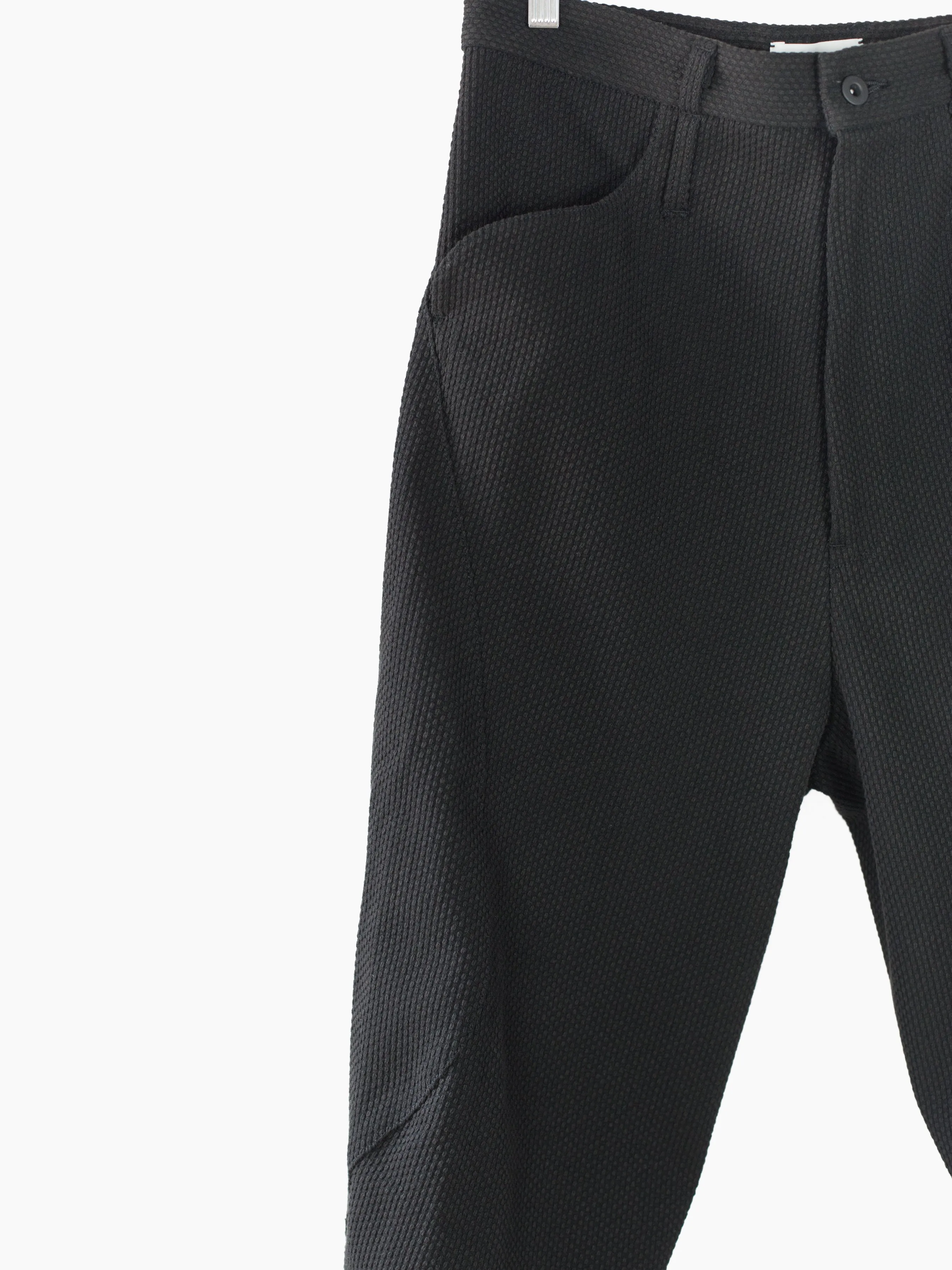 Kozaburo SS23 Black Sashiko Dexter Pants