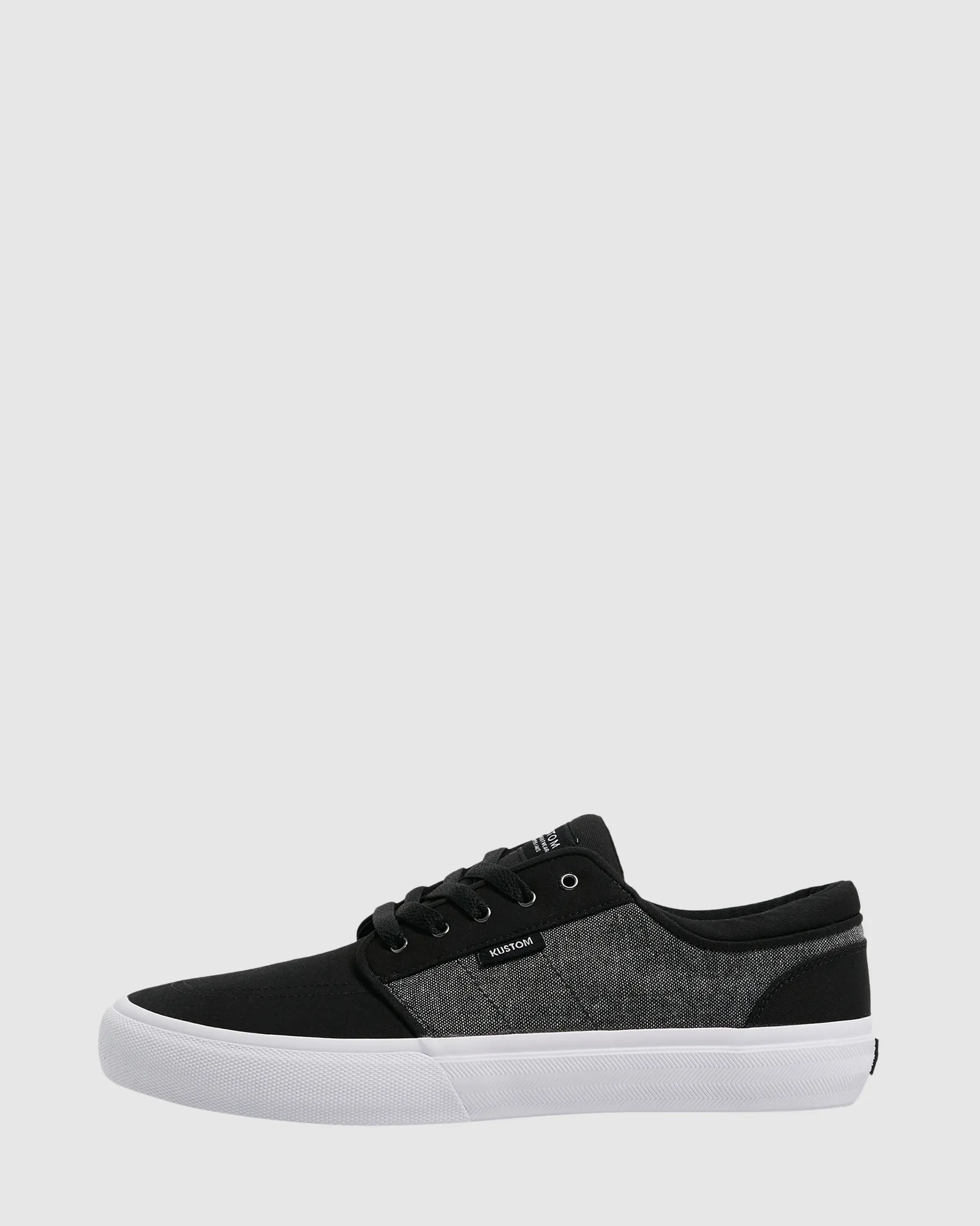 Kustom Remark Wide Black Char Sneakers - Black Char | SurfStitch