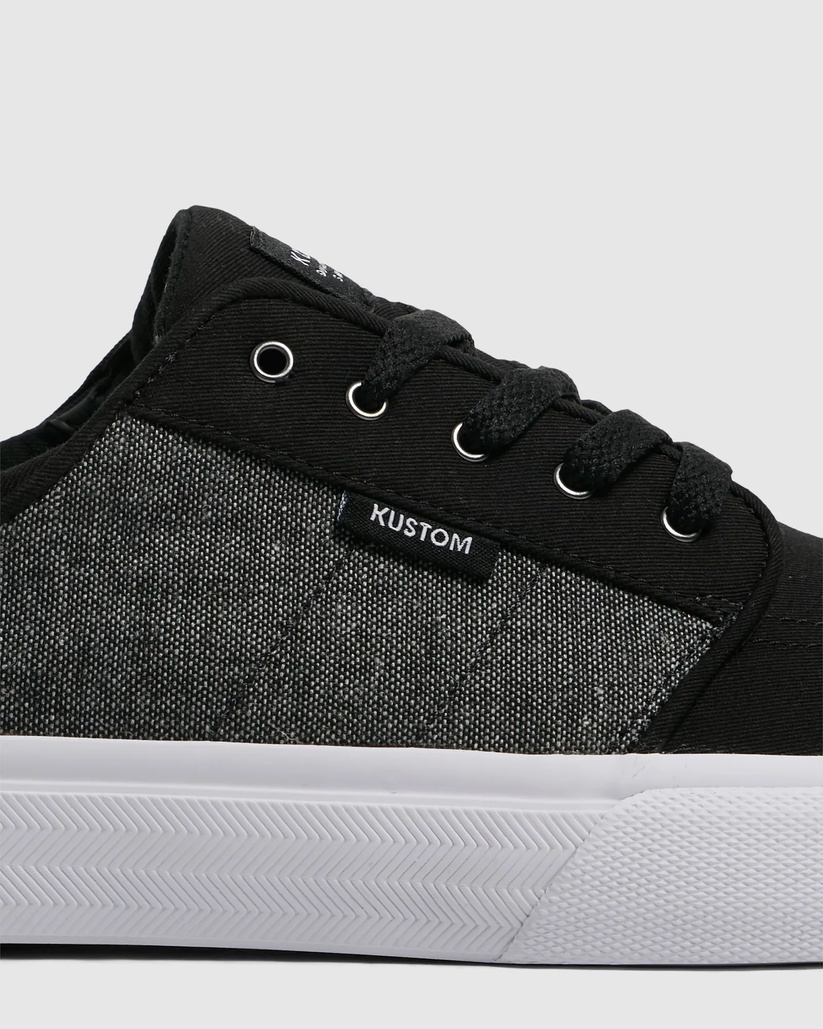 Kustom Remark Wide Black Char Sneakers - Black Char | SurfStitch