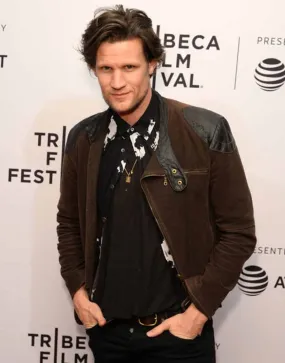 Last Night In Soho Matt Smith Jacket | Matt Smith Suede Leather Jacket