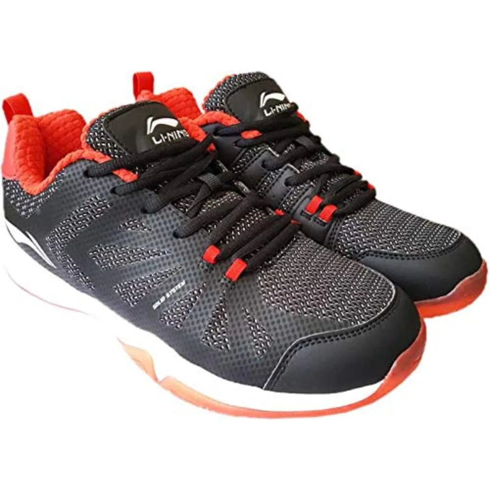 Li-Ning Men's Cloud Ace III Badminton Shoe (Black/Red)