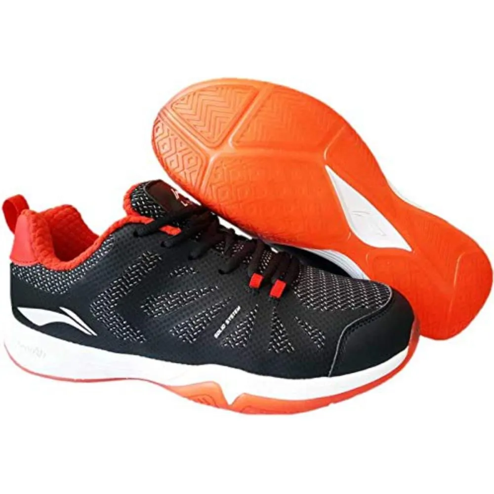 Li-Ning Men's Cloud Ace III Badminton Shoe (Black/Red)