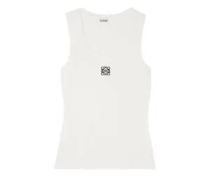 LOEWE  |Plain Cotton Logo Baby Tees Tanks & Camisoles