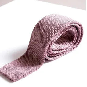 Marc Darcy Blush Pink Smart Knitted Tie