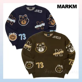 MARKM  |Unisex Street Style Logo Sweaters