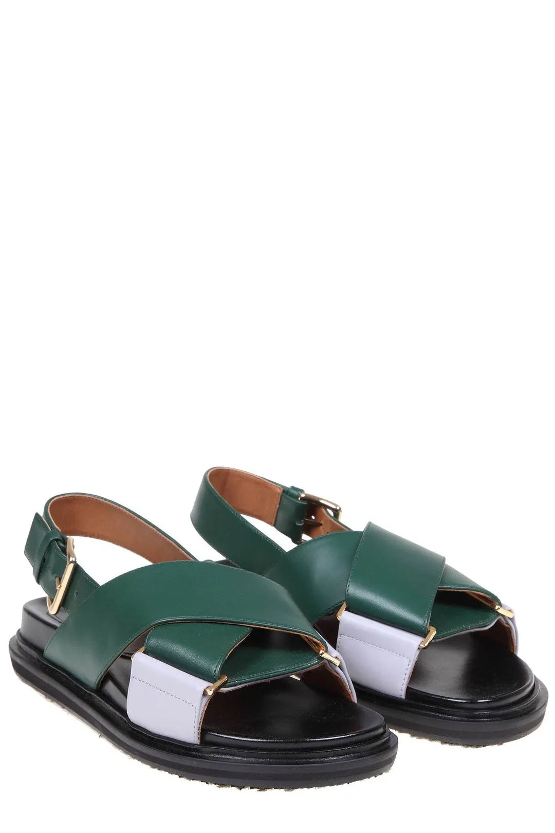 Marni Criss-Cross Fussbett Sandals