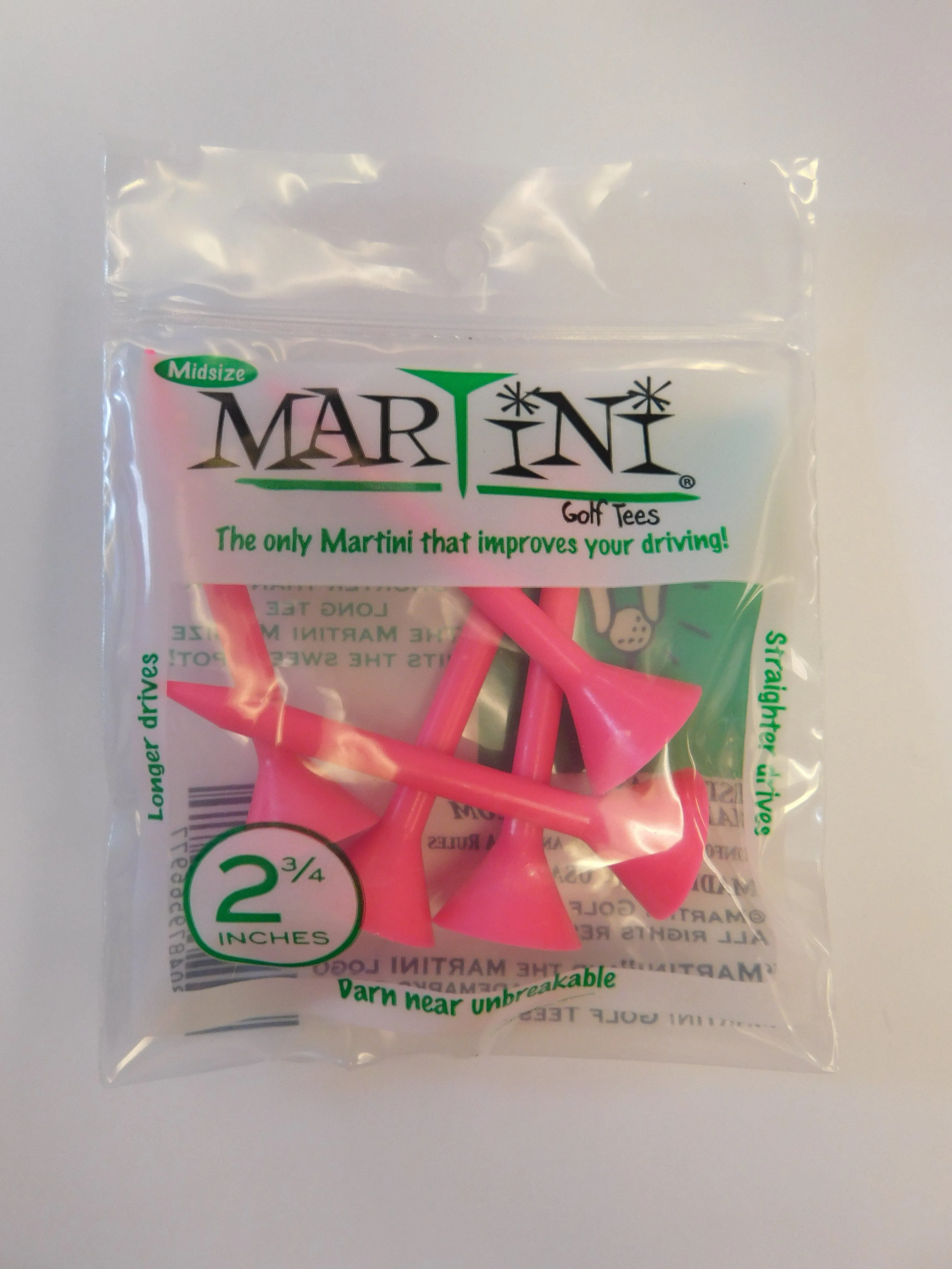 Martini Tees Midsize 2 3/4 Inches Pack of 5 pcs