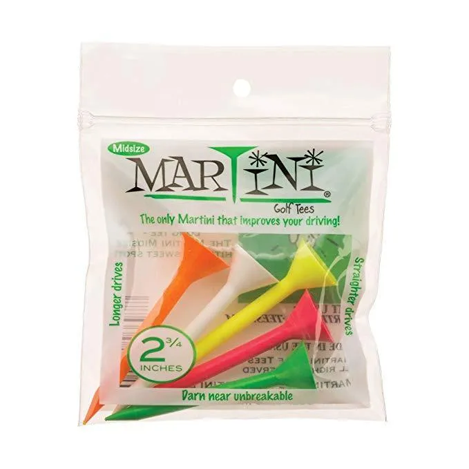 Martini Tees Midsize 2 3/4 Inches Pack of 5 pcs