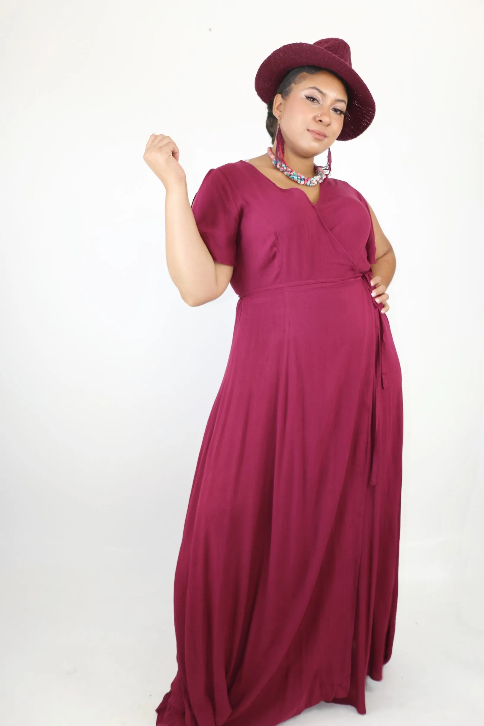 Maven Maxi Wrap Dress