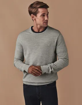 Men's Merino Crew Neck Jumper from Crew Clothing Company