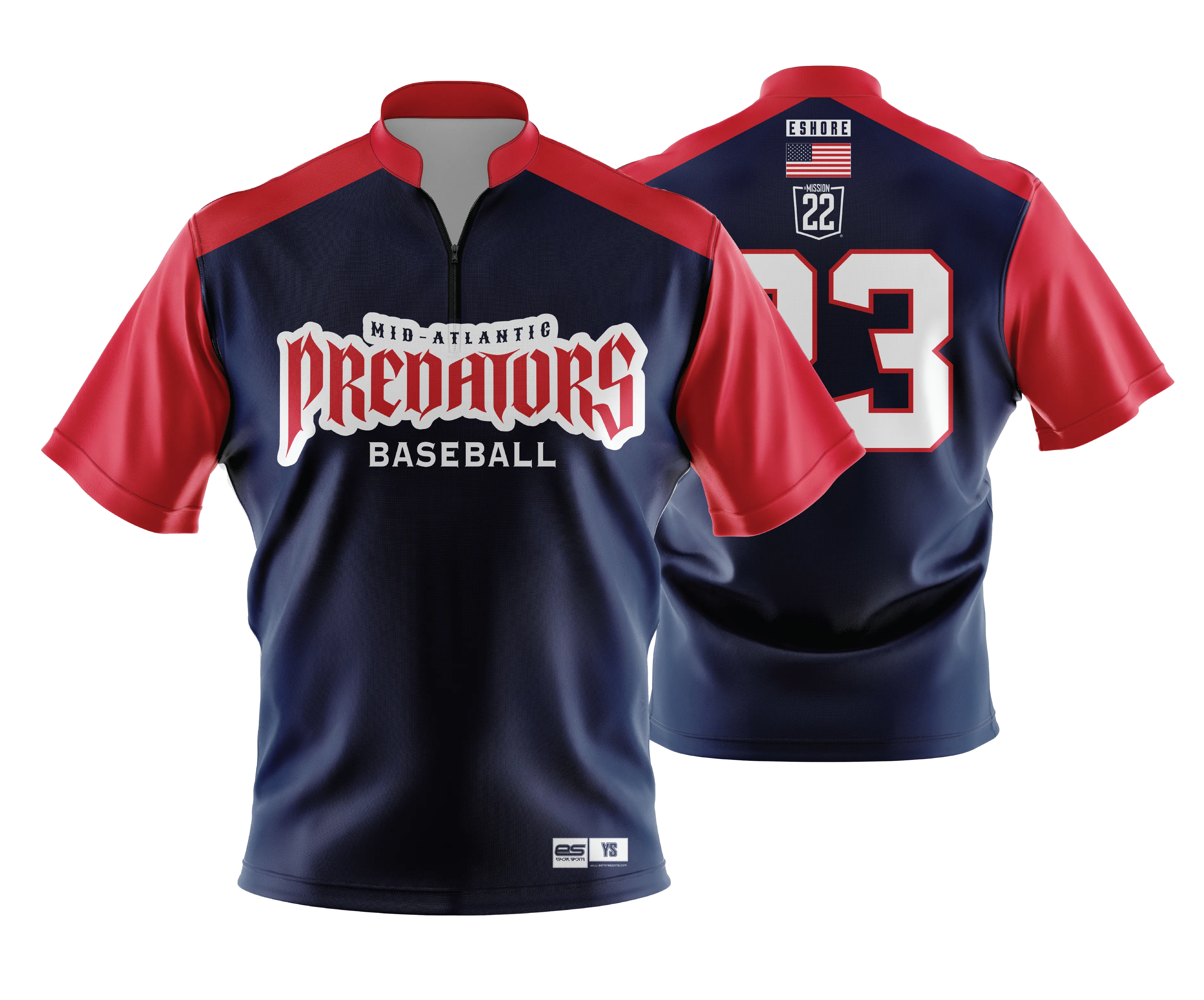 Mid Atlantic Predators BP Jackets