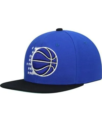 Mitchell & Ness Men's NBA Blue/Black Orlando Magic Hardwood Classics Team Two-Tone 2.0 Snapback Hat