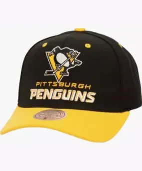 Mitchell & Ness Men's NHL Pittsburgh Penguins All In 2.0 Pro Crown Adjustable Hat