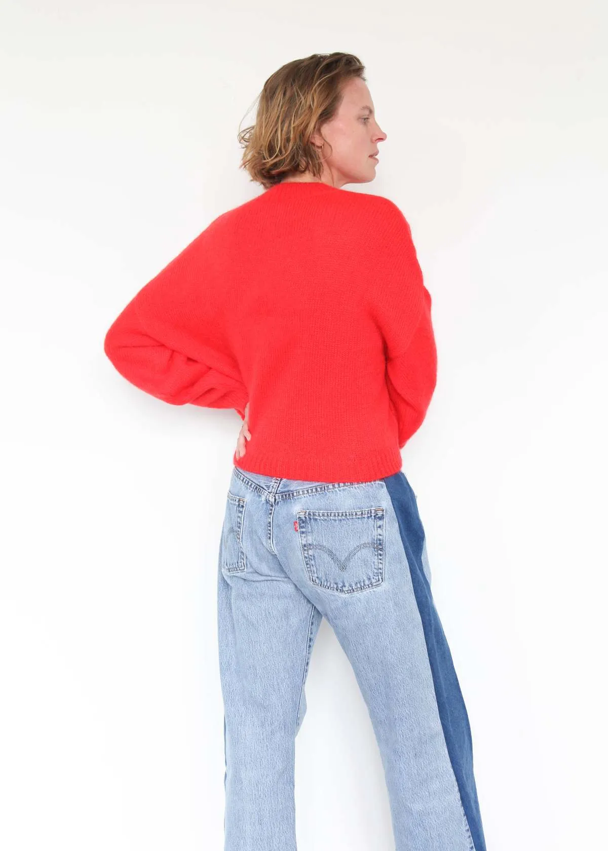 Mohair Sweater - Red