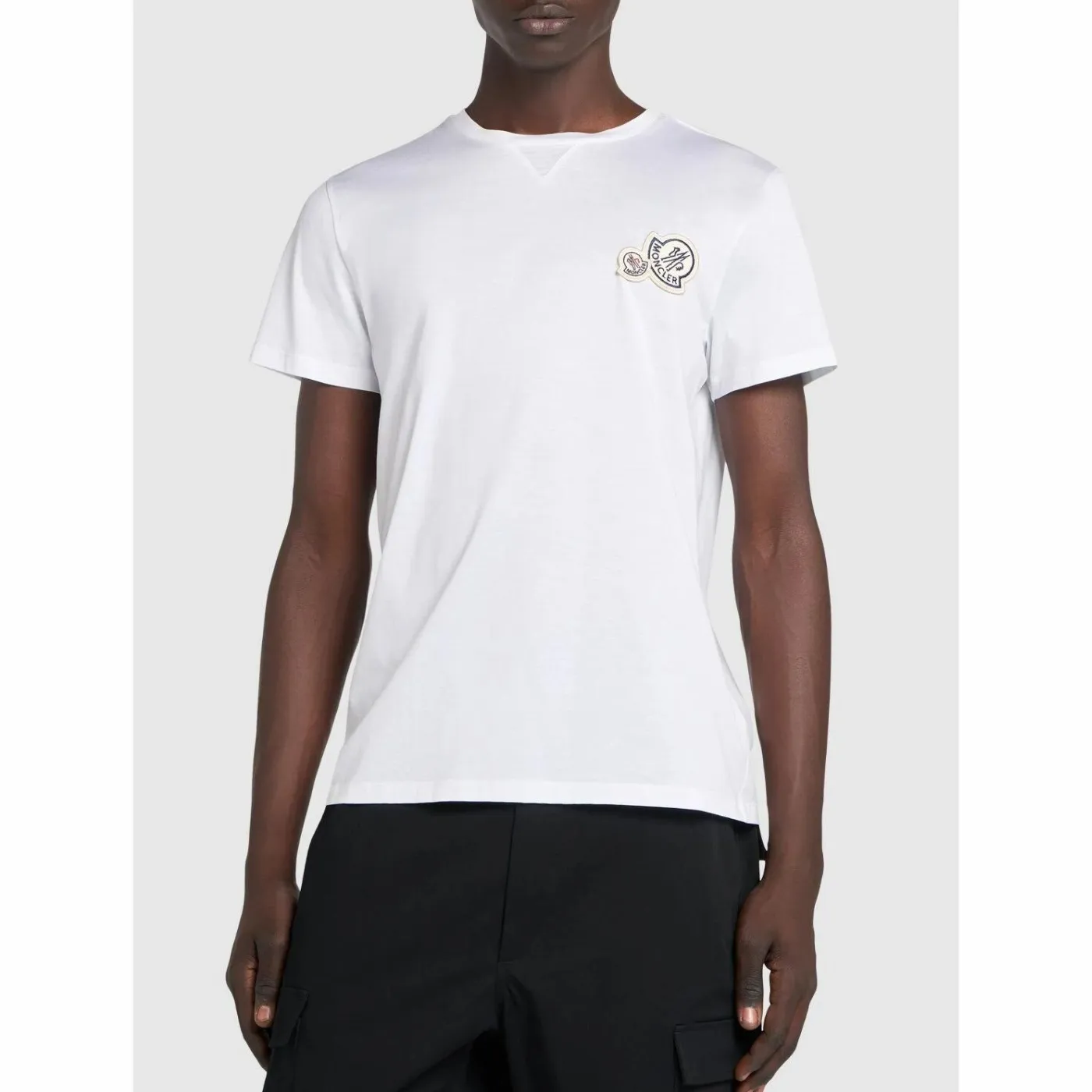 MONCLER  |Double Logo Patch T-Shirt