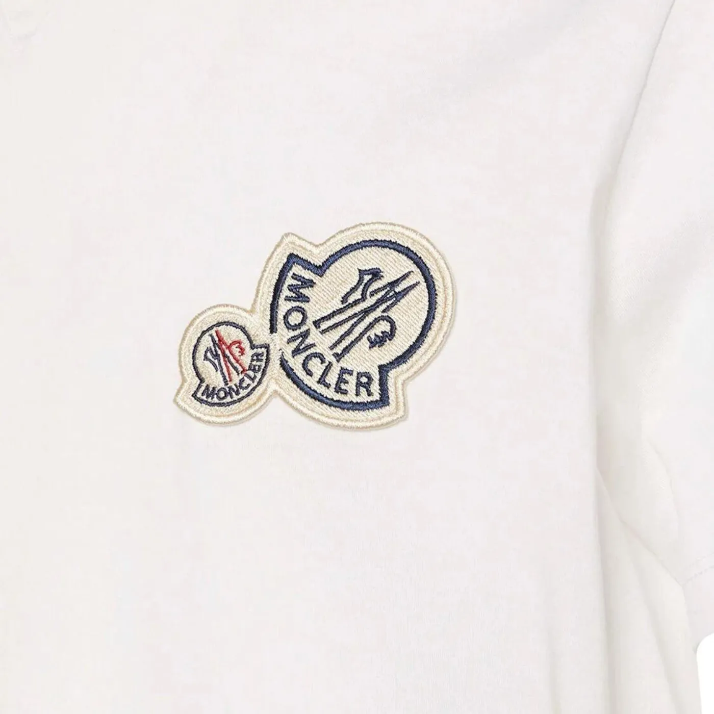 MONCLER  |Double Logo Patch T-Shirt