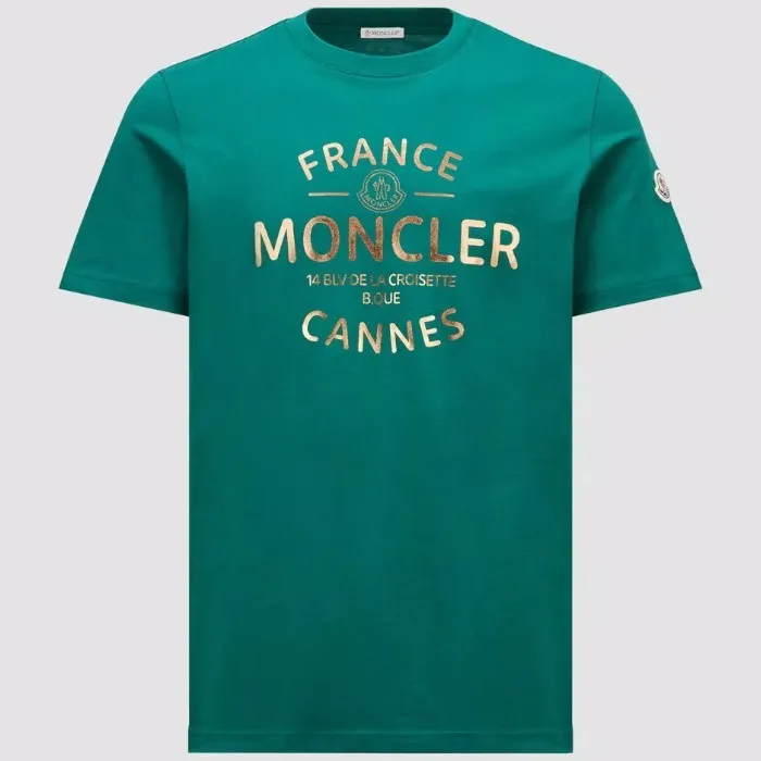 MONCLER  |Short Sleeves Long Sleeve T-shirt Logo T-Shirts