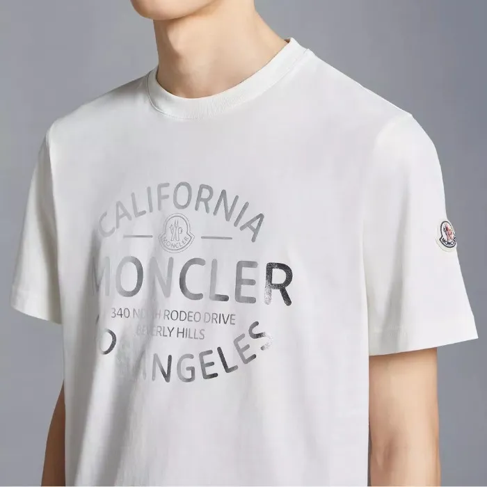 MONCLER  |Short Sleeves Long Sleeve T-shirt Logo T-Shirts