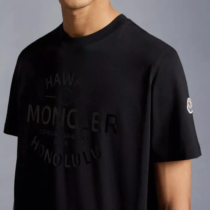 MONCLER  |Short Sleeves Long Sleeve T-shirt Logo T-Shirts