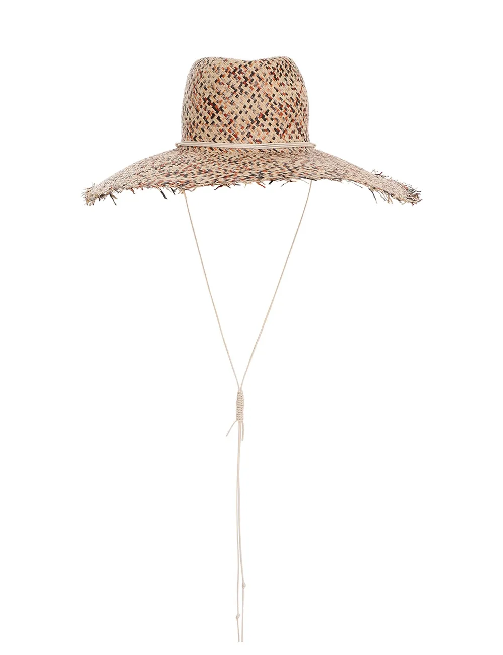 Multi Tone Straw Fedora