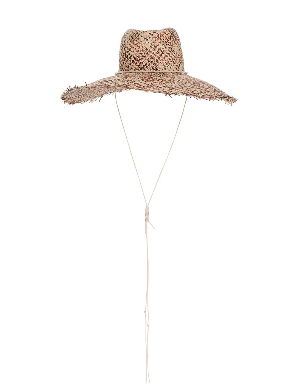 Multi Tone Straw Fedora