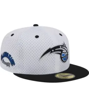 New Era Men's NBA White/Black Orlando Magic Throwback 2Tone 59FIFTY Fitted Hat