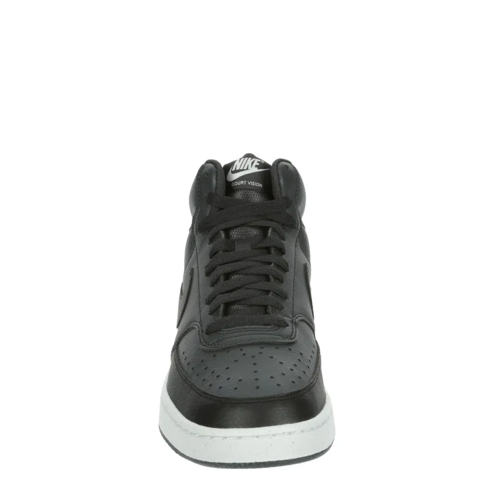 NIKE  MENS COURT VISION MID SNEAKER