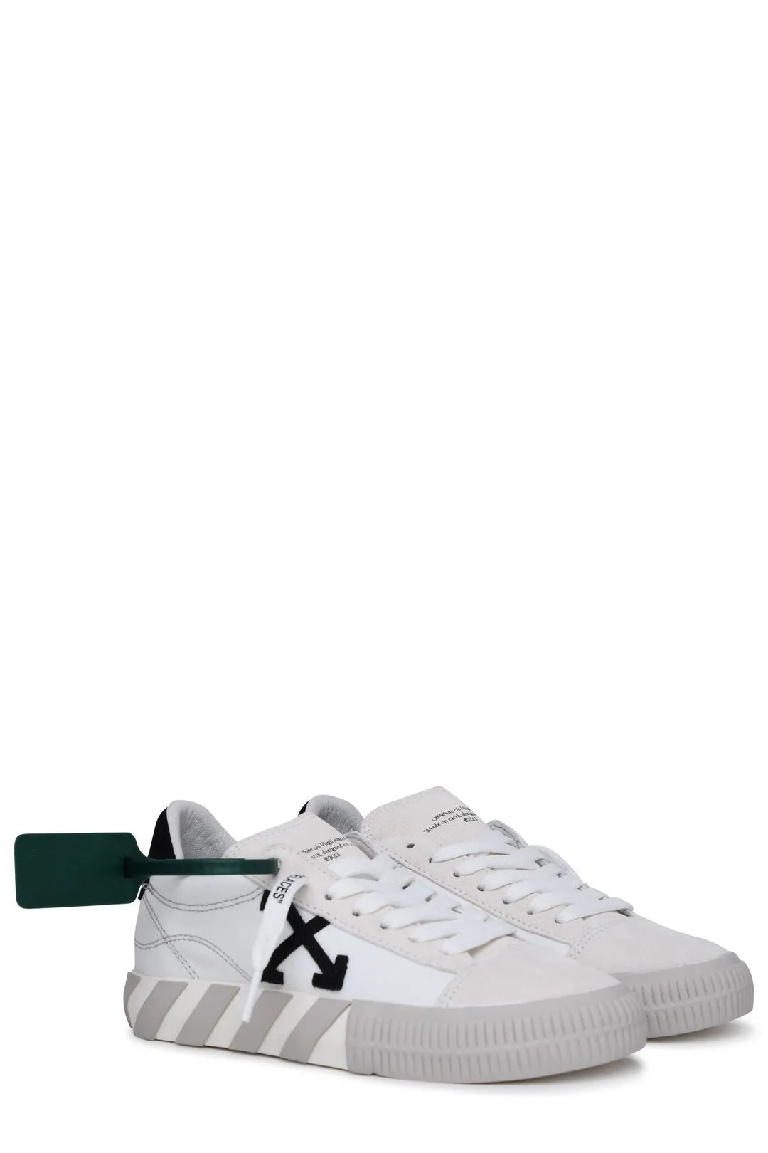 Off-White Low Vulcanized Lace-Up Sneakers