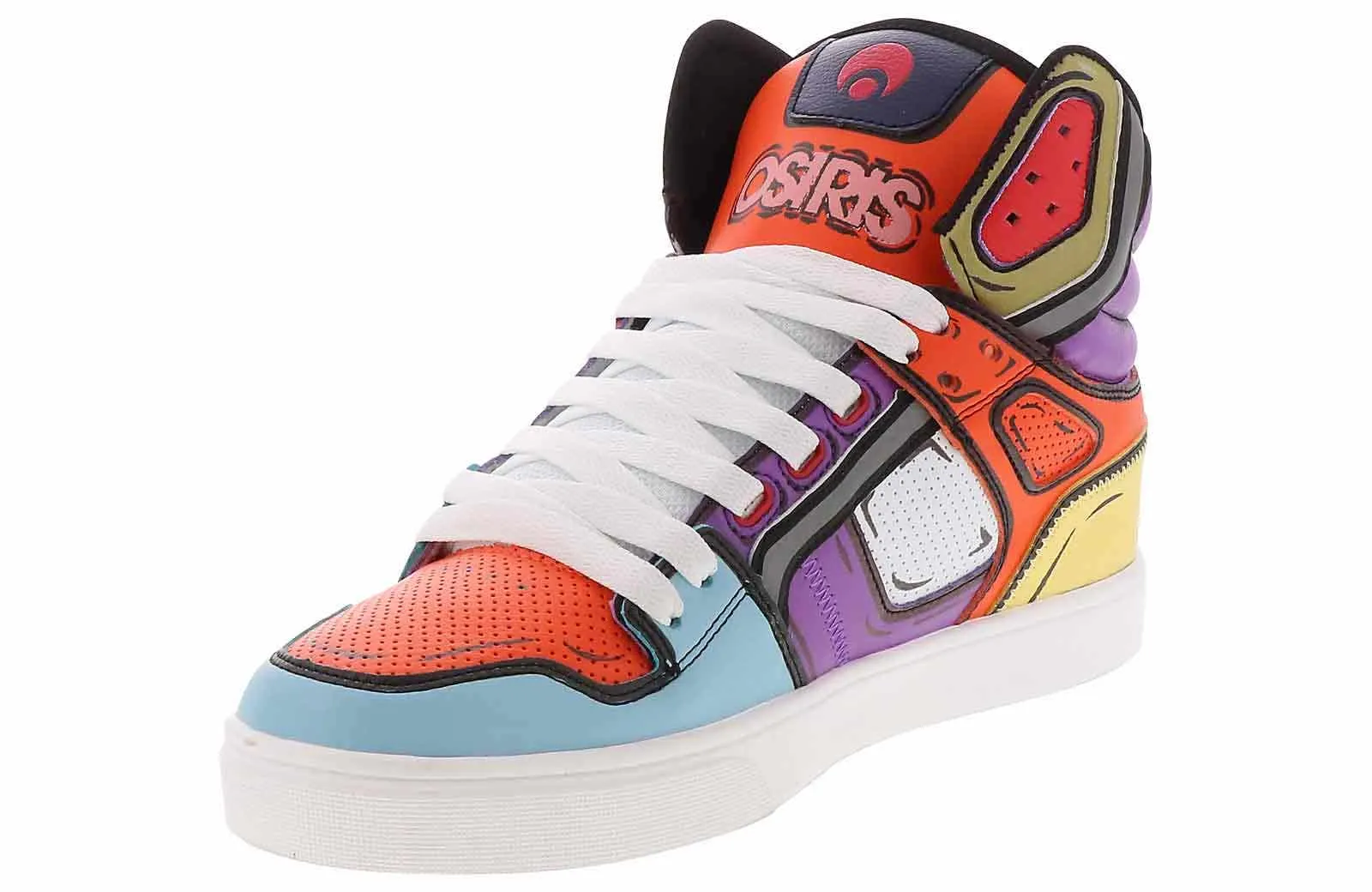 Osiris Clone Men’s Athletic Skate Sneaker-Orange