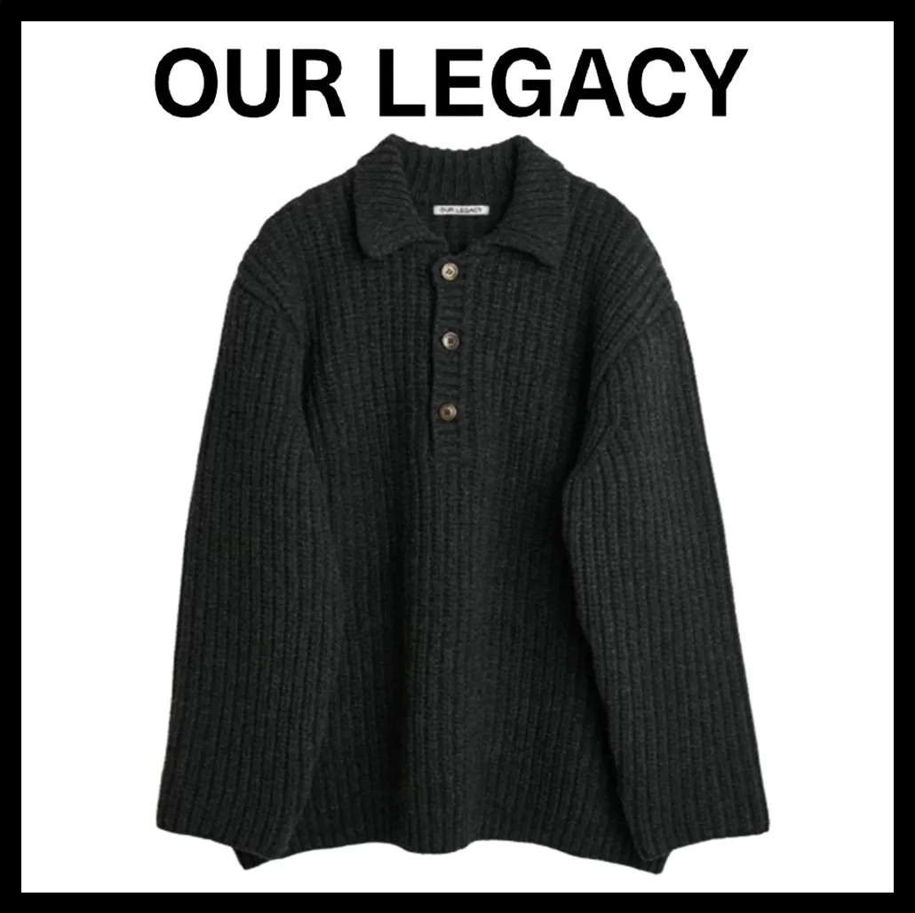 OUR LEGACY  |Unisex Street Style Logo Sweaters