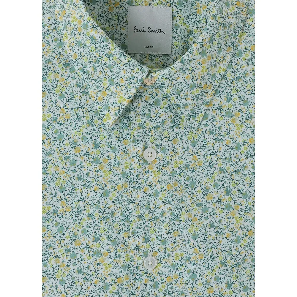 Paul Smith  |Flower Patterns Unisex Street Style Cotton Short Sleeves